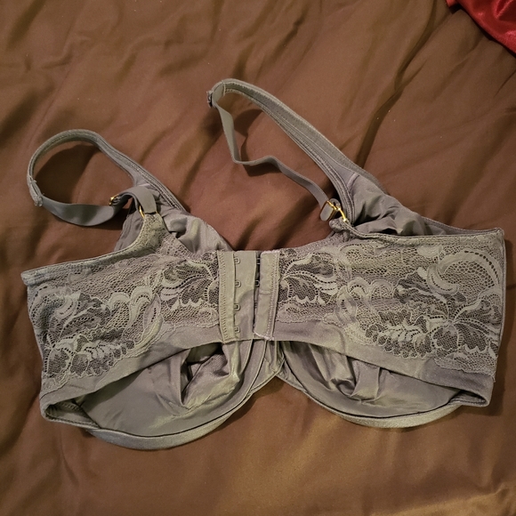 3- Underwire 40DD Bras Delta Burke Animal Brown, Lilyette Gray, Olga White (new) - Picture 9 of 15